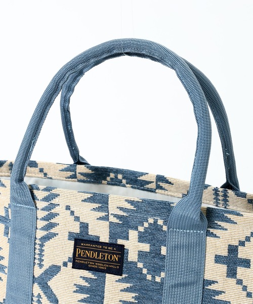 PENDLETON(ペンドルトン)の「PENDLETON ペンドルトン SPIDER ROCK GOBELINS LARGE TOTE BAG スパイダーロック ゴブラン ラージ トートバッグ(トートバッグ・レディース・ブラック/ブルー・FREE)」の9枚目の写真