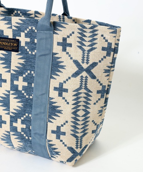 PENDLETON(ペンドルトン)の「PENDLETON ペンドルトン SPIDER ROCK GOBELINS LARGE TOTE BAG スパイダーロック ゴブラン ラージ トートバッグ(トートバッグ・レディース・ブラック/ブルー・FREE)」の10枚目の写真