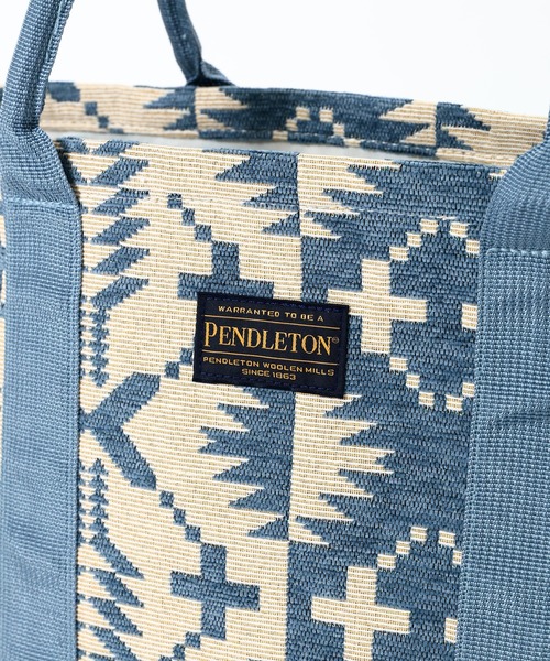 PENDLETON(ペンドルトン)の「PENDLETON ペンドルトン SPIDER ROCK GOBELINS LARGE TOTE BAG スパイダーロック ゴブラン ラージ トートバッグ(トートバッグ・レディース・ブラック/ブルー・FREE)」の11枚目の写真