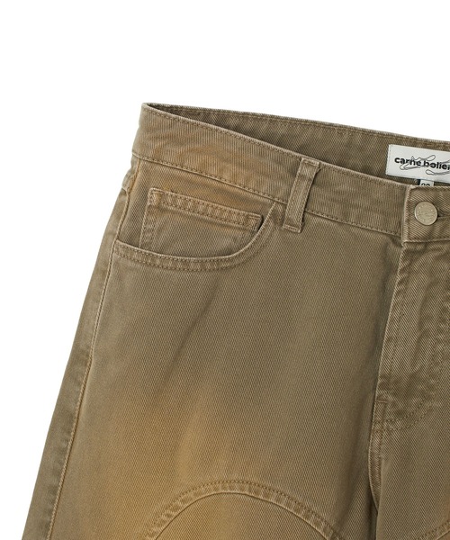 Carne Bollente(カルネボレンテ)の「carne bollente LOVE PANTS FOREVER(デニムパンツ・レディース・カーキ・28inch/26inch)」の2枚目の写真