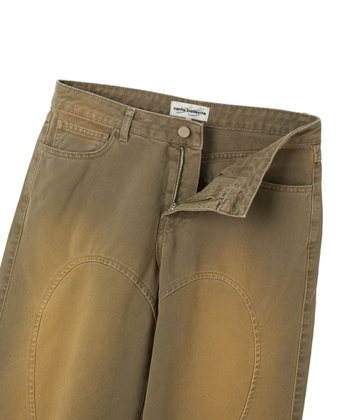 Carne Bollente(カルネボレンテ)の「carne bollente LOVE PANTS FOREVER(デニムパンツ・レディース・カーキ・28inch/26inch)」の3枚目の写真