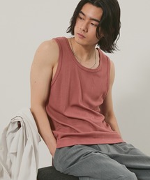 セール】Mesh layered tank top / メッシュレイヤードタンクトップ