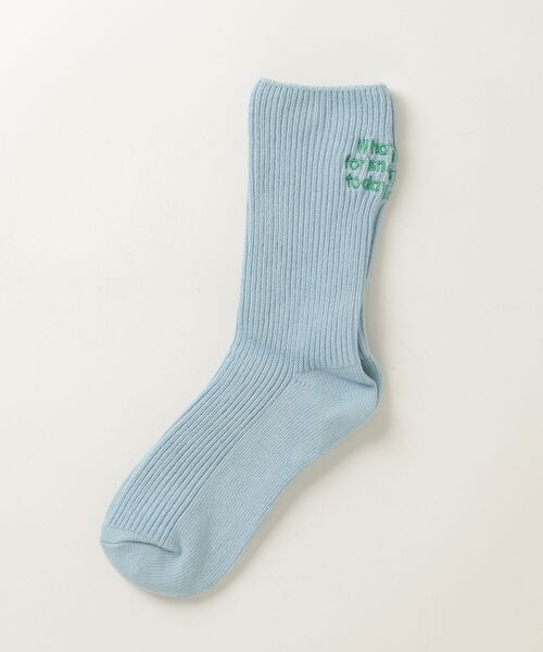 UNDERSTATEMENTs(アンダーステイトメント)の「【ユニセックス】バック刺繍リブソックス(ソックス/靴下・メンズ・ピンク/ベージュ/ライトブルー/グレー/ネイビー/グリーン/ホワイト/レッド系その他/ブラック・FREE)」の16枚目の写真
