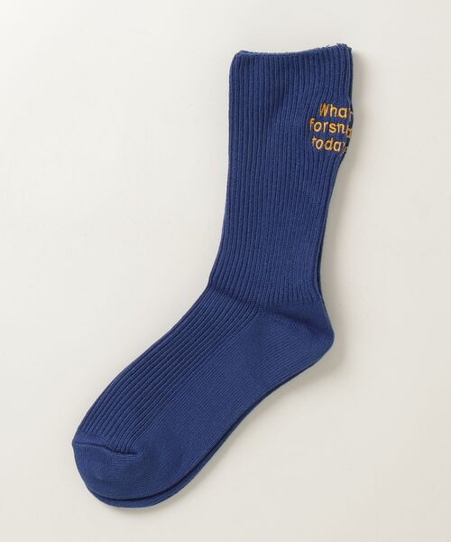 UNDERSTATEMENTs(アンダーステイトメント)の「【ユニセックス】バック刺繍リブソックス(ソックス/靴下・メンズ・ピンク/ベージュ/ライトブルー/グレー/ネイビー/グリーン/ホワイト/レッド系その他/ブラック・FREE)」の17枚目の写真
