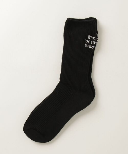 UNDERSTATEMENTs(アンダーステイトメント)の「【ユニセックス】バック刺繍リブソックス(ソックス/靴下・メンズ・ピンク/ベージュ/ライトブルー/グレー/ネイビー/グリーン/ホワイト/レッド系その他/ブラック・FREE)」の20枚目の写真