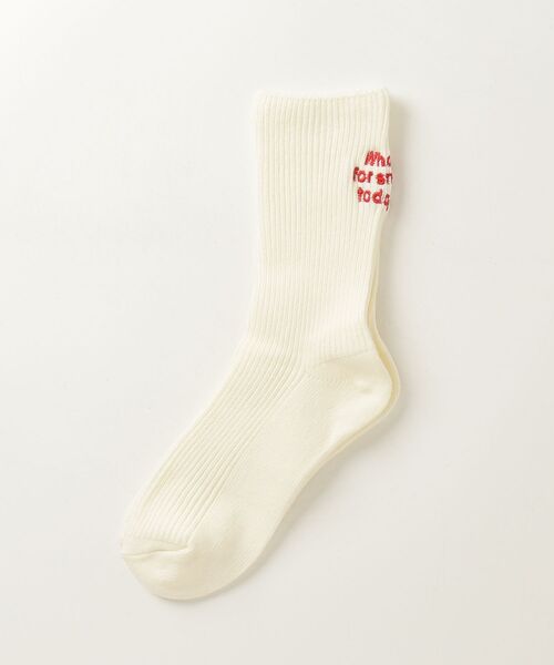 UNDERSTATEMENTs(アンダーステイトメント)の「【ユニセックス】バック刺繍リブソックス(ソックス/靴下・メンズ・ピンク/ベージュ/ライトブルー/グレー/ネイビー/グリーン/ホワイト/レッド系その他/ブラック・FREE)」の22枚目の写真