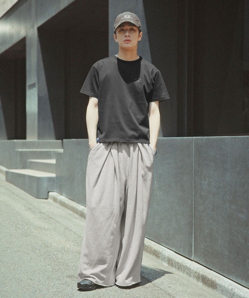 RAGEBLUE(レイジブルー)の「Barbs Stitch Sweat Wide Pants/バーブス刺繍スウェットワイドパンツ(スウェットパンツ・メンズ・ブラック/グレー・MEDIUM/LARGE)」の18枚目の写真