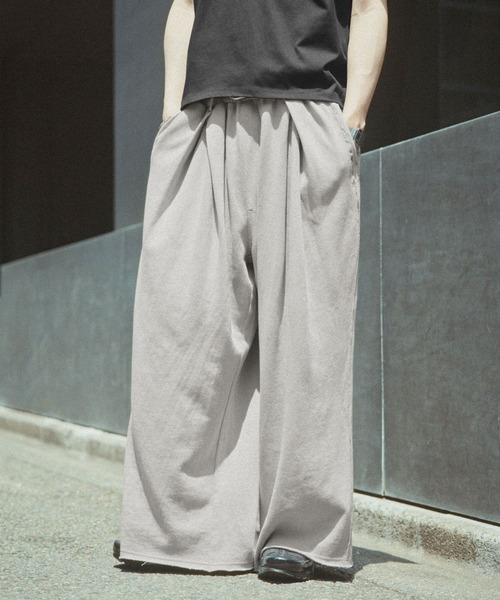 RAGEBLUE(レイジブルー)の「Barbs Stitch Sweat Wide Pants/バーブス刺繍スウェットワイドパンツ(スウェットパンツ・メンズ・ブラック/グレー・MEDIUM/LARGE)」の22枚目の写真