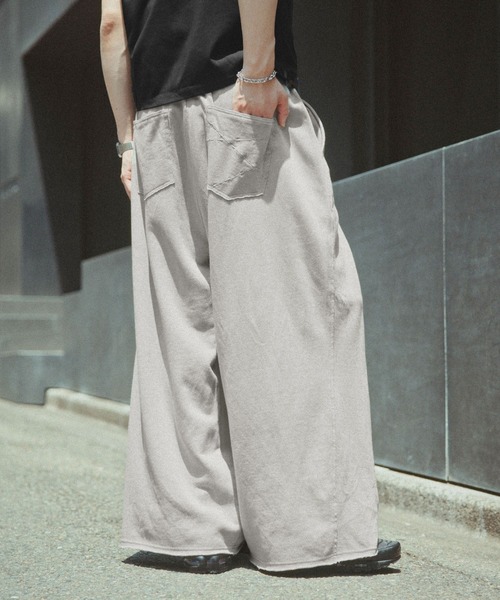 RAGEBLUE(レイジブルー)の「Barbs Stitch Sweat Wide Pants/バーブス刺繍スウェットワイドパンツ(スウェットパンツ・メンズ・ブラック/グレー・MEDIUM/LARGE)」の22枚目の写真