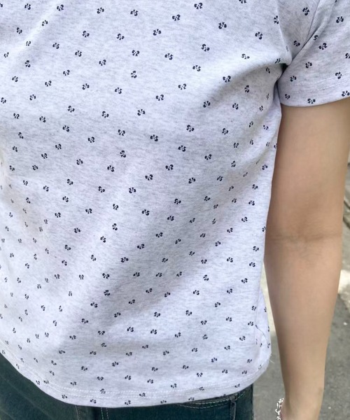mebole(メボレ)の「ミニリボンTシャツ(Tシャツ/カットソー・レディース・グレー・FREE)」の2枚目の写真