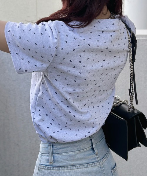 mebole(メボレ)の「ミニリボンTシャツ(Tシャツ/カットソー・レディース・グレー・FREE)」の18枚目の写真