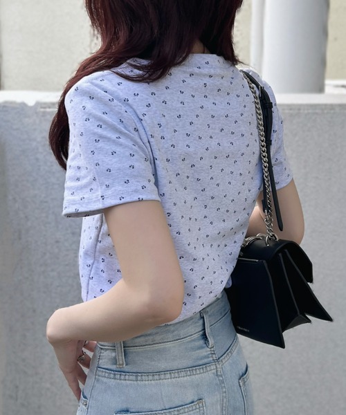 mebole(メボレ)の「ミニリボンTシャツ(Tシャツ/カットソー・レディース・グレー・FREE)」の17枚目の写真