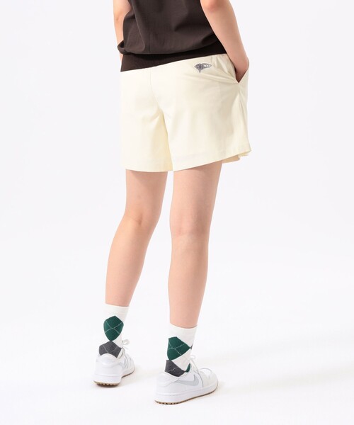 BEAMS GOLF（ビームスゴルフ）の「ORANGE LABEL / 撥水 ストレッチツイル ラップキュロット（スカート・レディース・ホワイト系その他5/グリーン/ブラウン・LARGE/MEDIUM/SMALL）」の5枚目の写真