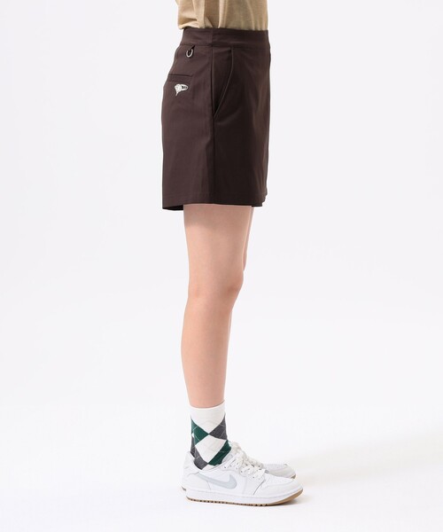 BEAMS GOLF（ビームスゴルフ）の「ORANGE LABEL / 撥水 ストレッチツイル ラップキュロット（スカート・レディース・ホワイト系その他5/グリーン/ブラウン・LARGE/MEDIUM/SMALL）」の12枚目の写真
