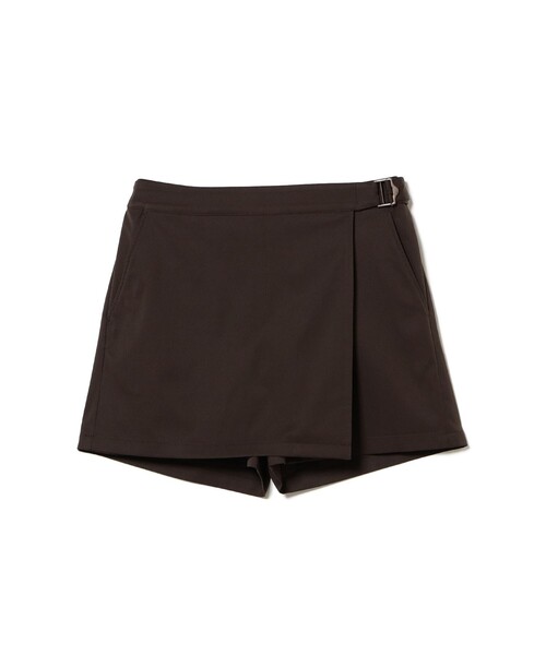 BEAMS GOLF（ビームスゴルフ）の「ORANGE LABEL / 撥水 ストレッチツイル ラップキュロット（スカート・レディース・ホワイト系その他5/グリーン/ブラウン・LARGE/MEDIUM/SMALL）」の17枚目の写真