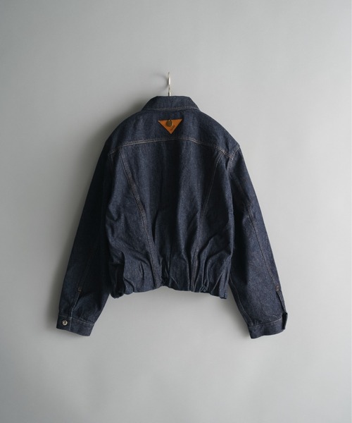 NAM(ナム)の「Accordion Jacket - One Wash(デニムジャケット・メンズ・インディゴブルー・1/2)」の6枚目の写真