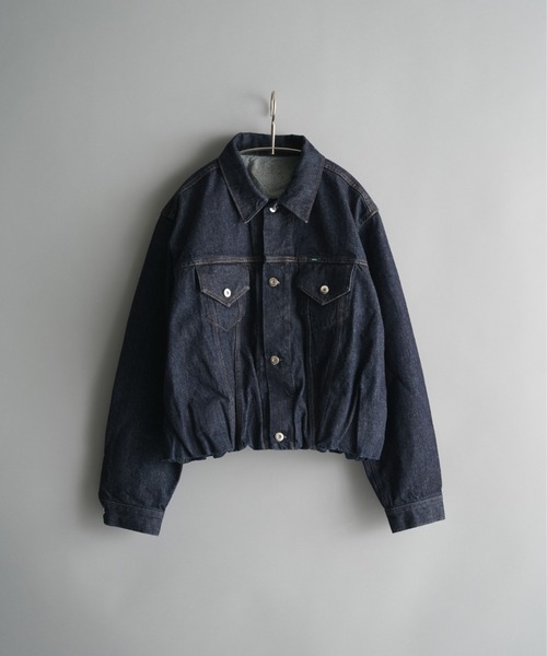 NAM(ナム)の「Accordion Jacket - One Wash(デニムジャケット・メンズ・インディゴブルー・1/2)」の12枚目の写真