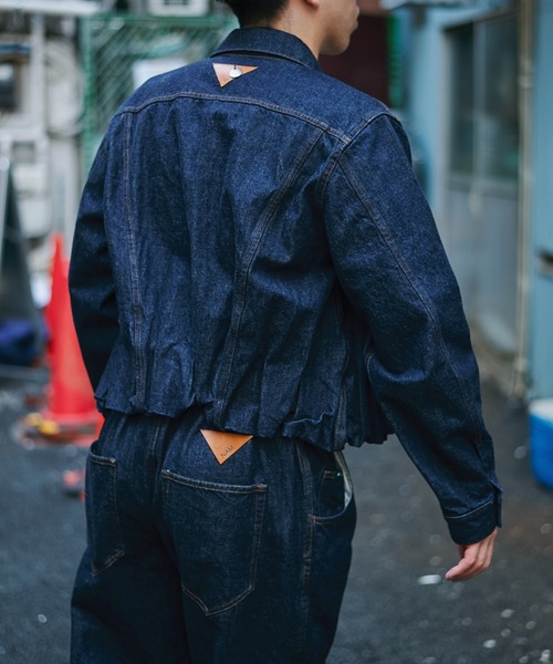 NAM(ナム)の「Accordion Jacket - One Wash(デニムジャケット・メンズ・インディゴブルー・1/2)」の17枚目の写真