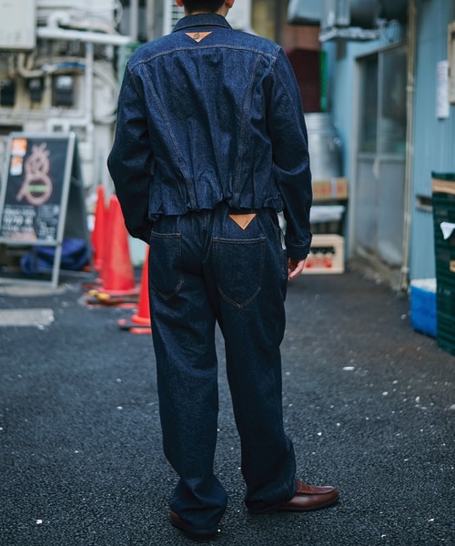 NAM(ナム)の「Accordion Jacket - One Wash(デニムジャケット・メンズ・インディゴブルー・1/2)」の18枚目の写真