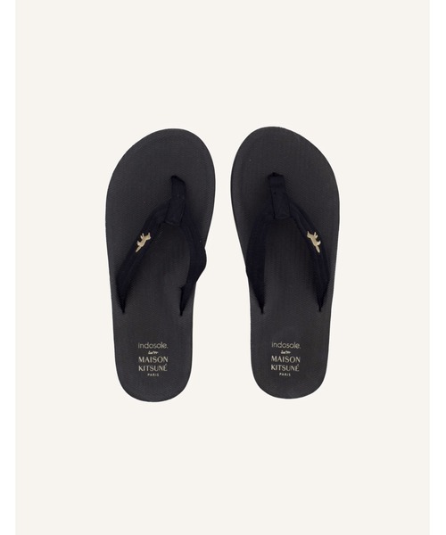 Maison Kitsune(メゾンキツネ)の「MAISON KITSUNE x INDOSOLE RIVERSOLE(サンダル・メンズ・ブラック・39/40/43/44/41/42)」の9枚目の写真