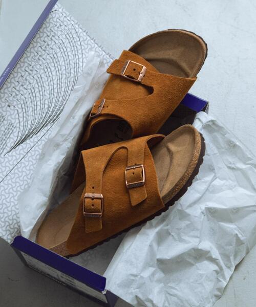 BIRKENSTOCK(ビルケンシュトック)の「BIRKENSTOCK ZURICH (NARROW)(サンダル・メンズ・ブラウン・43/42/40/44/41)」の1枚目の写真