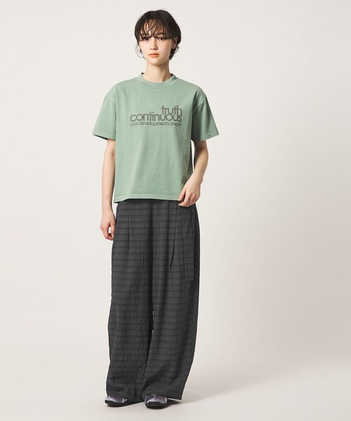 CITEN（シテン）の「＜CITEN＞ベルトツキワイドパンツ（その他パンツ・レディース・オフホワイト/ダークグレー・S/M）」の15枚目の写真