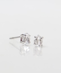 シルバー925 ハーキマーダイヤモンドピアス S