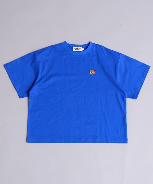 PAIRMANON STREET（ペアマノンストリート）の「【90-160cm】【綿100%】ネコ 刺繍 半袖 Tシャツ【PAIRMANON STREET】（Tシャツ/カットソー・キッズ・ピンク/ブルー/イエロー/ブラウン/オフホワイト/ブラック・130/110/120/150/100/140/160/90）」の9枚目の写真
