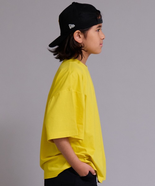 PAIRMANON STREET（ペアマノンストリート）の「【90-160cm】【綿100%】ネコ 刺繍 半袖 Tシャツ【PAIRMANON STREET】（Tシャツ/カットソー・キッズ・ピンク/ブルー/イエロー/ブラウン/オフホワイト/ブラック・130/110/120/150/100/140/160/90）」の20枚目の写真
