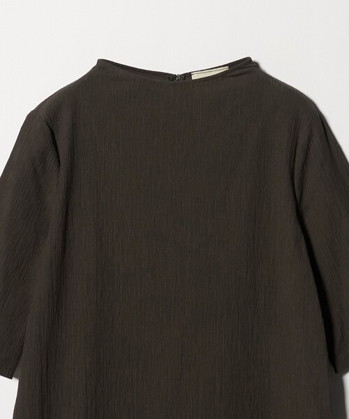 UNITED ARROWS(ユナイテッドアローズ)の「クレープ ストレート ワンピース ‐ウォッシャブル‐(ワンピース・レディース・ブラック/ダークブラウン・36/38)」の14枚目の写真