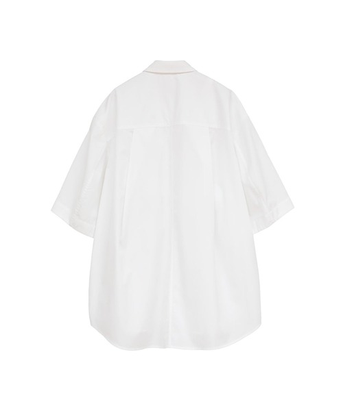 CLANE(クラネ)の「HALF SLEEVE HUGE SHIRTS 10122-4233(シャツ/ブラウス・メンズ・ホワイト/ストライプ・1)」の4枚目の写真