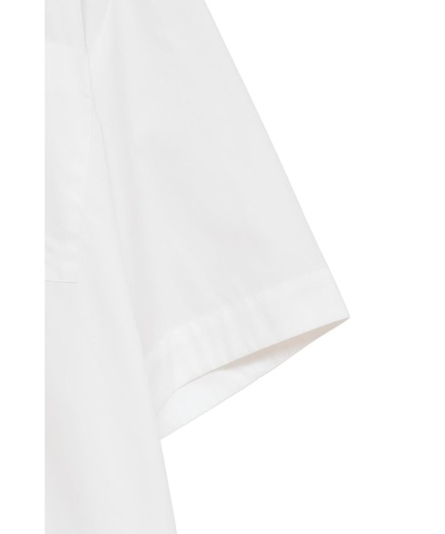 CLANE(クラネ)の「HALF SLEEVE HUGE SHIRTS 10122-4233(シャツ/ブラウス・メンズ・ホワイト/ストライプ・1)」の6枚目の写真