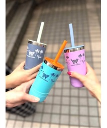 SUPER HAKKA（スーパーハッカ）の「SUPER　HAKKA×Hydro　Flask　花ネコプリントステンレスタンブラー　354（グラス/マグカップ/タンブラー）」