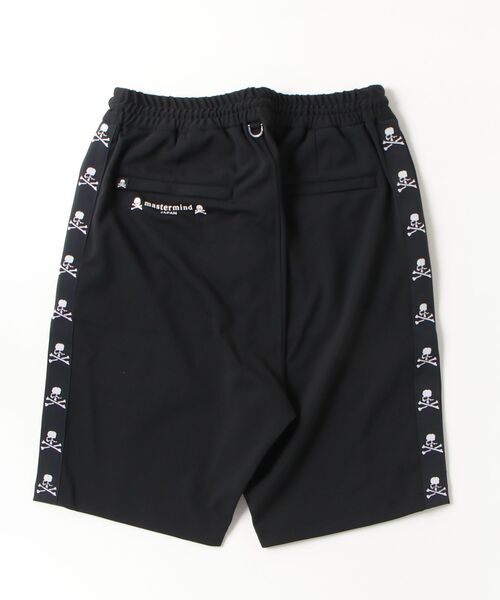 mastermind JAPAN(マスターマインド)の「TUCKED TAPED TRACK SHORTS(その他パンツ・メンズ・ブラック系その他・XL)」の2枚目の写真