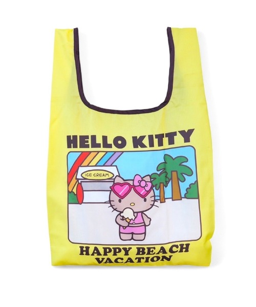 LOCALMOTION HAWAII(ローカルモーション ハワイ)の「日焼けキティKITTY ECO BAG(エコバッグ/サブバッグ・レディース・イエロー・FREE)」の1枚目の写真