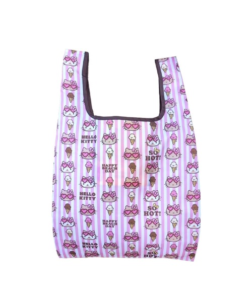 LOCALMOTION HAWAII(ローカルモーション ハワイ)の「日焼けキティKITTY ECO BAG(エコバッグ/サブバッグ・レディース・イエロー・FREE)」の2枚目の写真