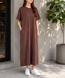 ゆるっと楽ちん、なのにきれい見え。 ゆるTシャツロングワンピース
