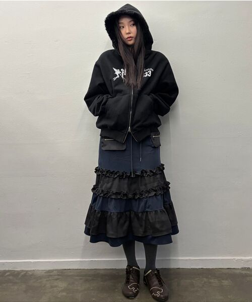 LUVISTRUE(ラヴイズトゥルー)の「EV POCKET SKIRT(NAVY)(スカート・レディース・その他・FREE)」の7枚目の写真