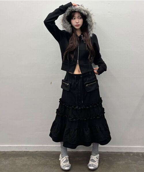LUVISTRUE(ラヴイズトゥルー)の「EV POCKET SKIRT(NAVY)(スカート・レディース・その他・FREE)」の10枚目の写真
