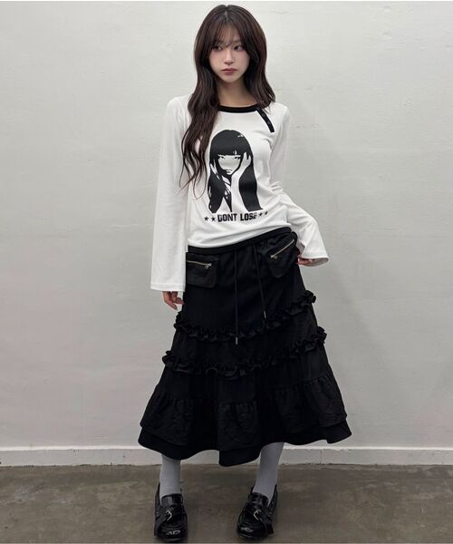 LUVISTRUE(ラヴイズトゥルー)の「EV POCKET SKIRT(NAVY)(スカート・レディース・その他・FREE)」の11枚目の写真