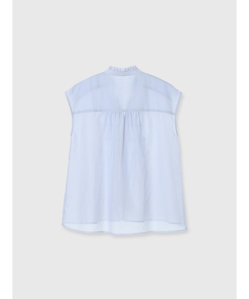 anuans（アニュアンス）の「コットンシルクピンタックブラウス（シャツ/ブラウス・レディース・ブラック/サックスブルー/ホワイト系その他・FREE）」の8枚目の写真