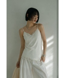 LAYERED SATIN LACE CAMISOLE