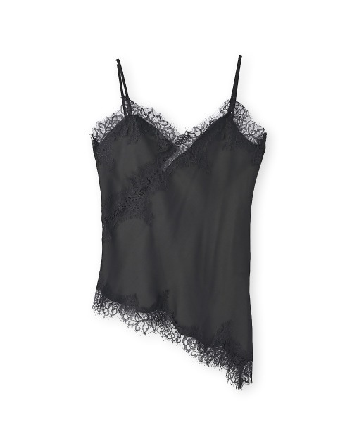 marjour(マージュール)の「LAYERED SATIN LACE CAMISOLE(キャミソール・レディース・オフホワイト/ブラック・M)」の14枚目の写真