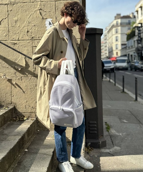q bag paris(キューバッグパリ)の「nest louvre parents ネストルーブル ペアレンツ(バックパック/リュック・レディース・ライトグレー/ブラック/グレー/ダークグレー/ライトブラック/ライトベージュ・FREE)」の7枚目の写真