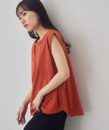 コットンタックフレンチTシャツ