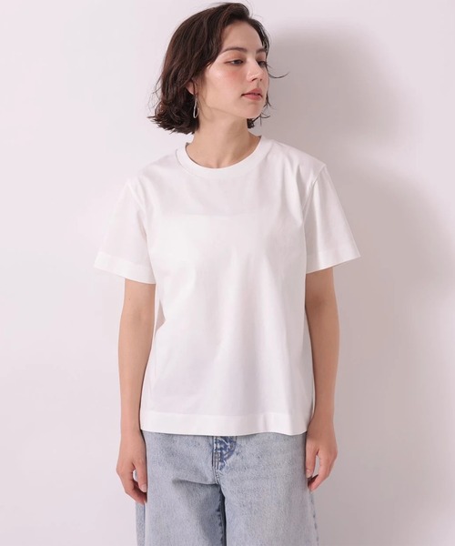 Arpege story(アルページュストーリー)の「〈着るスキンケア〉コンパクトフォルムTシャツ(Tシャツ/カットソー・レディース・ブラウン/ブラック/ホワイト・2)」の16枚目の写真