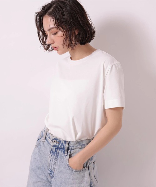 Arpege story(アルページュストーリー)の「〈着るスキンケア〉コンパクトフォルムTシャツ(Tシャツ/カットソー・レディース・ブラウン/ブラック/ホワイト・2)」の18枚目の写真