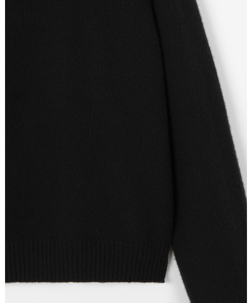 THEENDQUESTION(ジエンドクエスチョン)の「Half-neck wholegarment knit top / BLACK(ニット/セーター・レディース・その他・1/2)」の5枚目の写真