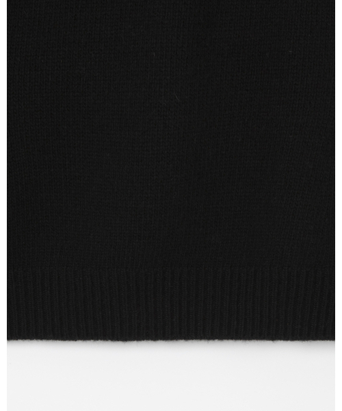 THEENDQUESTION(ジエンドクエスチョン)の「Half-neck wholegarment knit top / BLACK(ニット/セーター・レディース・その他・1/2)」の6枚目の写真