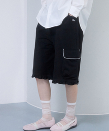 レースポイントハーフパンツ[ブラック]